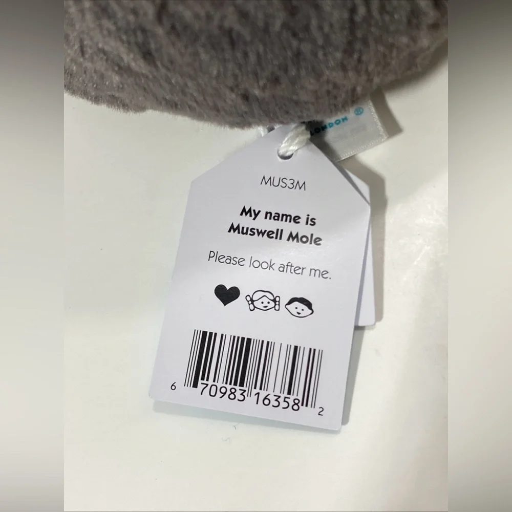 Jellycat MUSWELL MOLE NEW NWT RARE! - Picture 6 of 10